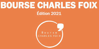 Bourse Charles Foix 2021