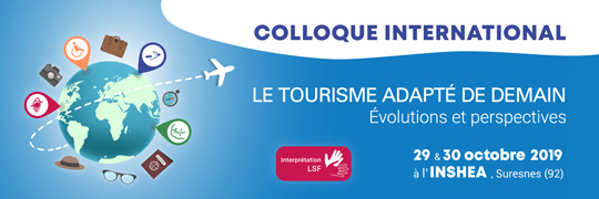 Logo colloque Le tourisme adapté de demain : Evolutions et perspectives