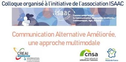 Logo du colloque communication alternative améliorée : une approche multimodale