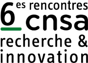 Logo 6èmes rencontres CNSA recherche et innovation