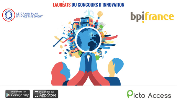 PICTO ACCESS Lauréat du concours d’innovation BPI France dans la catégorie « Société Inclusive et Solidaire ».